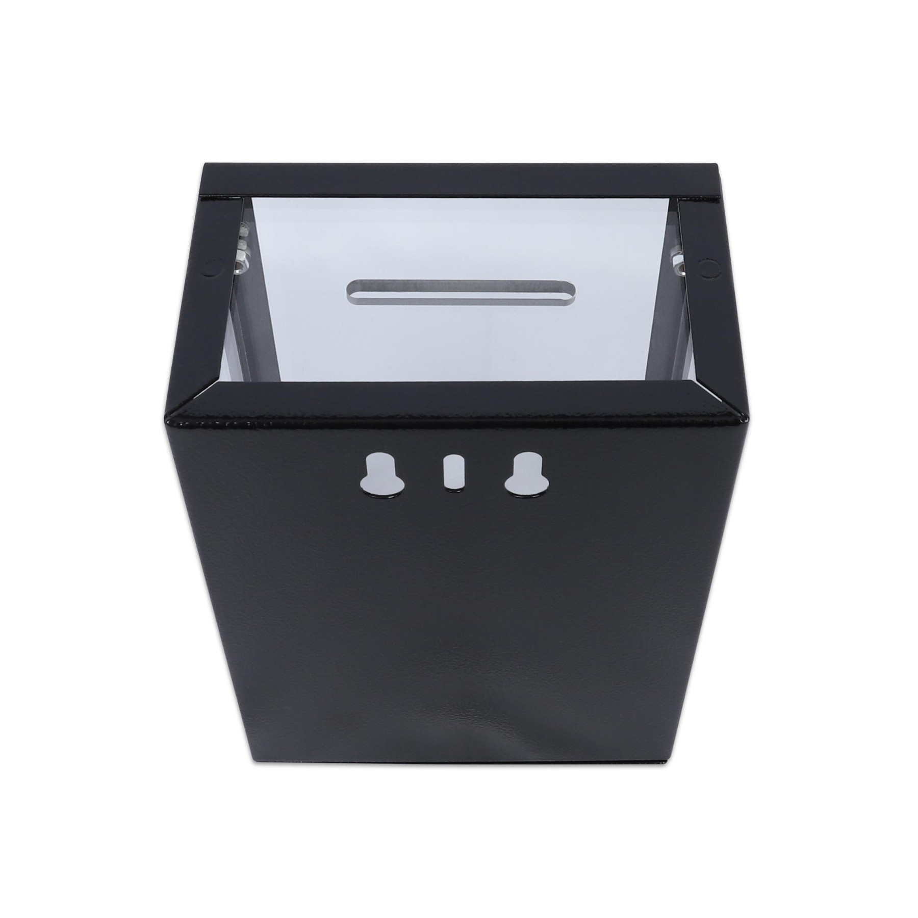 back - Tokebox Metal 4-Windows w/ Bracket, Bottom Opening (9H x 5-1/4W x 3-3/4D)