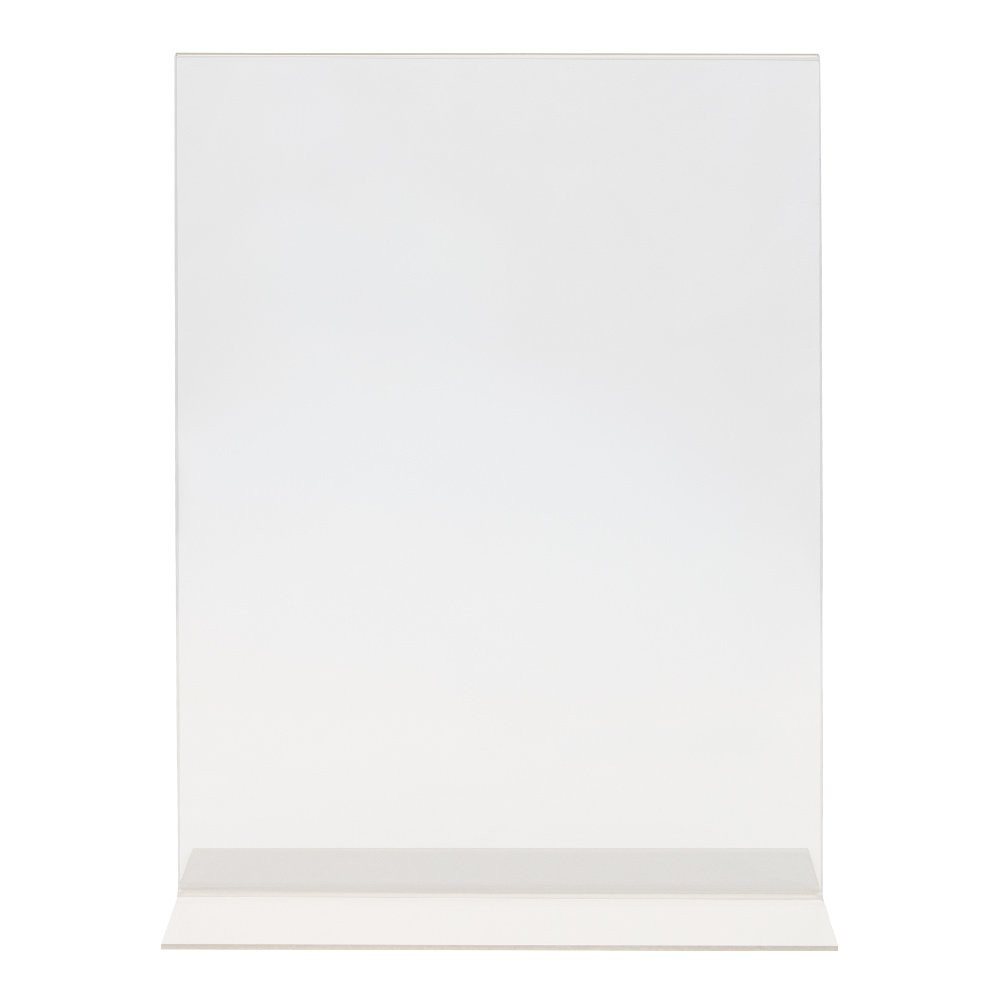 Front shot of the Acrylic Tabletop Sign Holder for 8.5 x 11 Signs