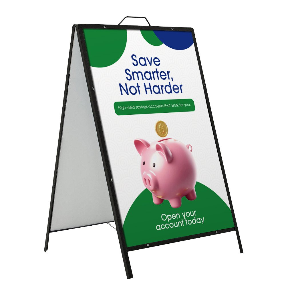 The 24W x 36H Superstrong Angle Iron A Frame Sign