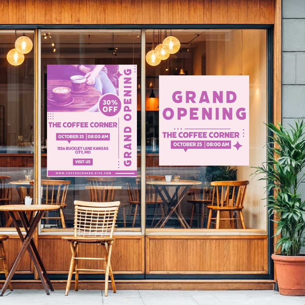 Custom Opaque Window Clings