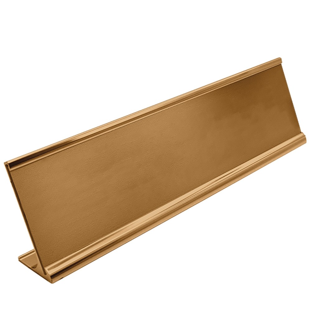 10W x 2H Aluminum Desk Frame Only - Rose Gold 