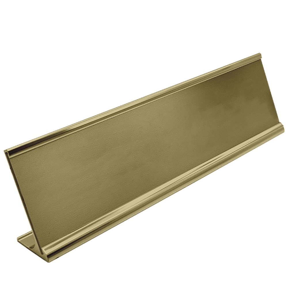 10W x 2H Aluminum Desk Frame Only - Yellow Gold 