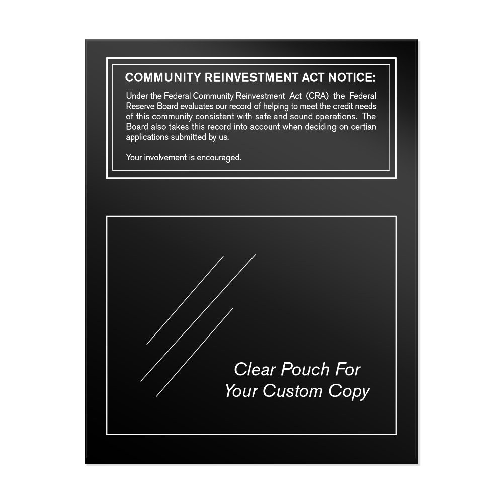 Community Reinvestment Act  (Federal Reserve) - Gloss Black