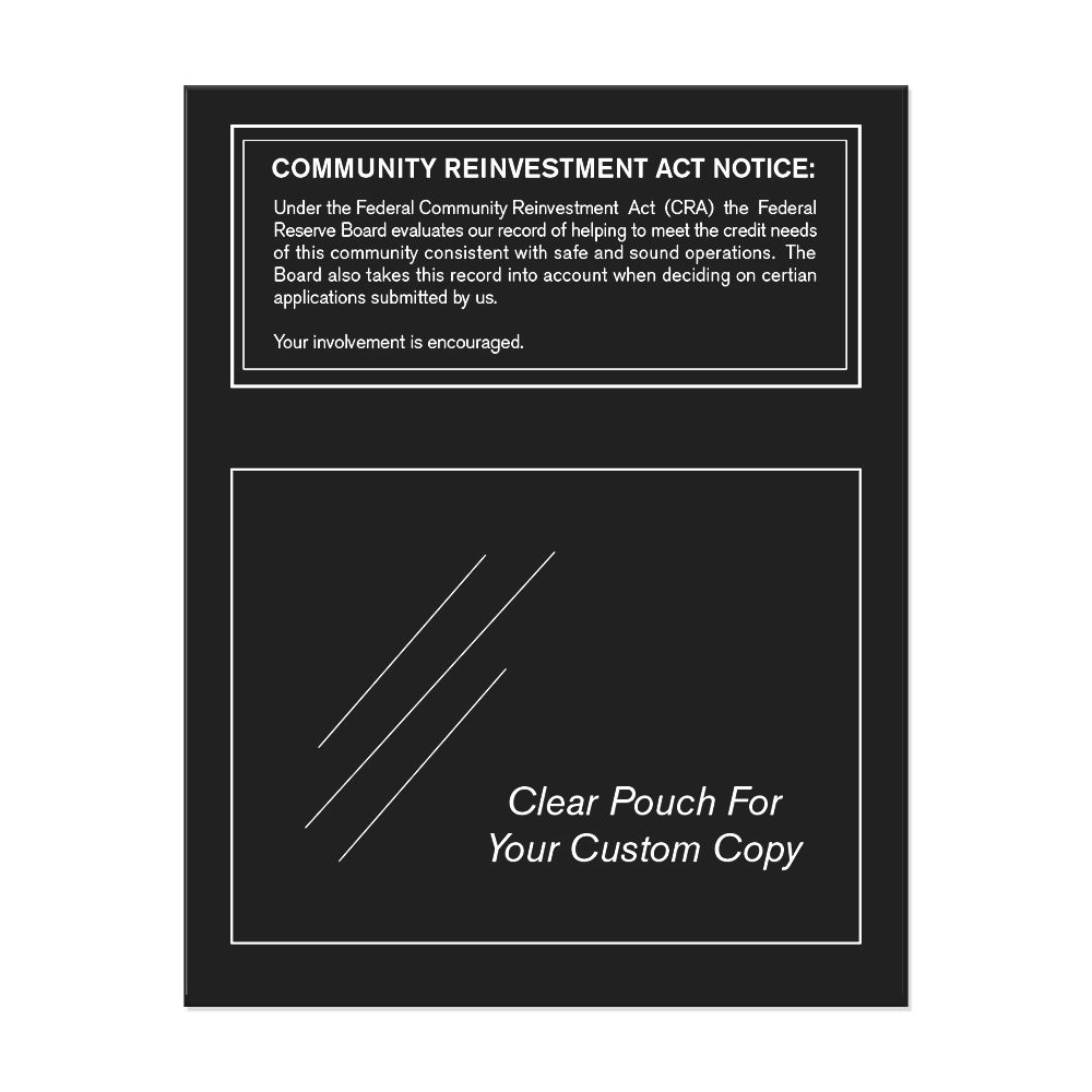 Community Reinvestment Act  (Federal Reserve) - Matte Black