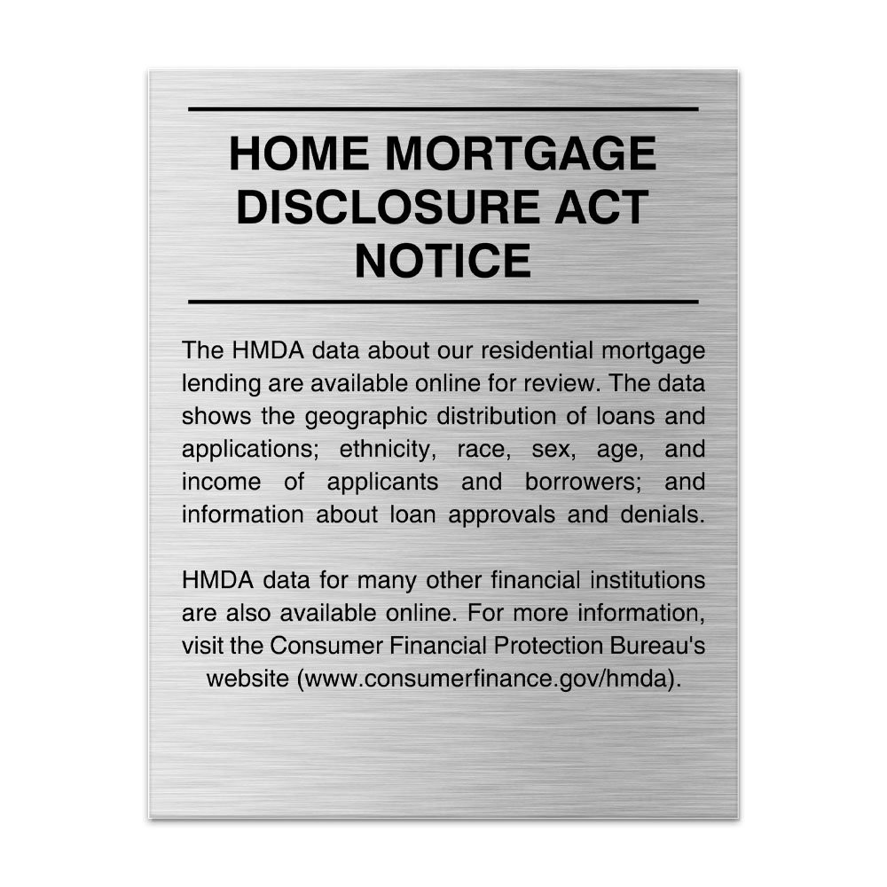 Silver 2018 Home Mortgage Disclosure (English) 11W x 14H