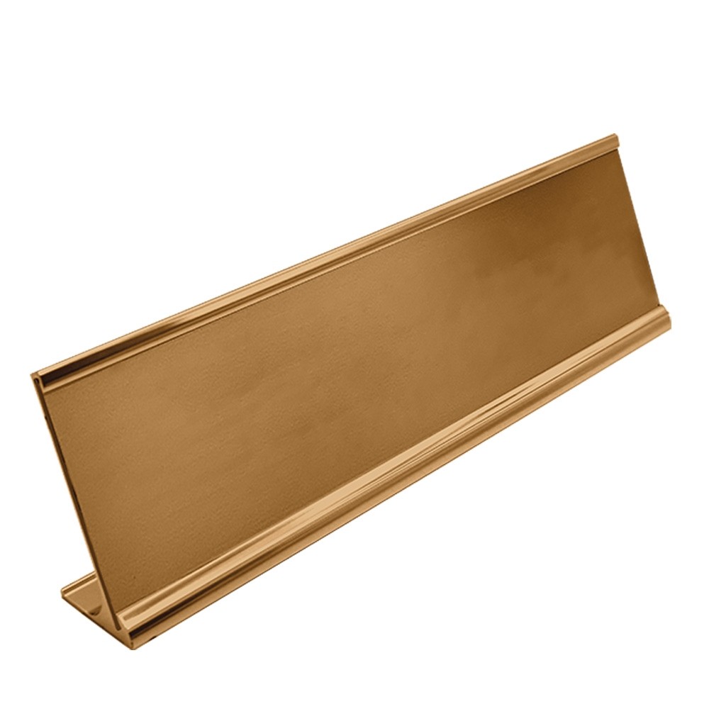 8W x 2H Aluminum Desk Frame Only - Rose Gold