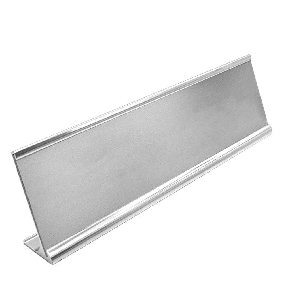 8W x 2H Aluminum Desk Frame Only - Silver 