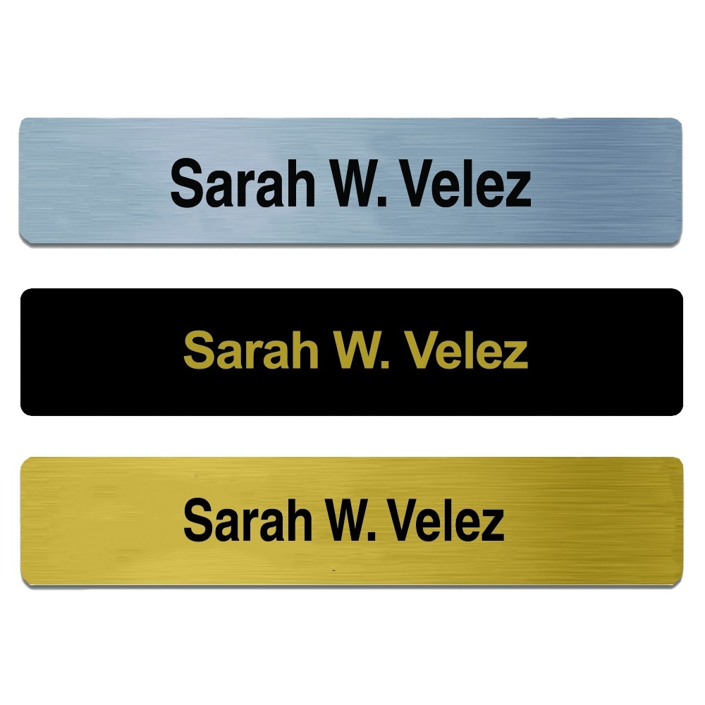 Magnetic Nameplate Insert 8-11/16W x 1-3/4H - Radius Corners - 8-11/16W x 1-3/4H