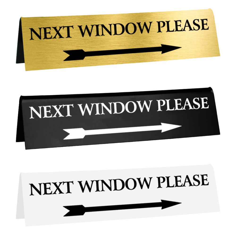 Next Window Sign - Double Sided - 8W x 2H