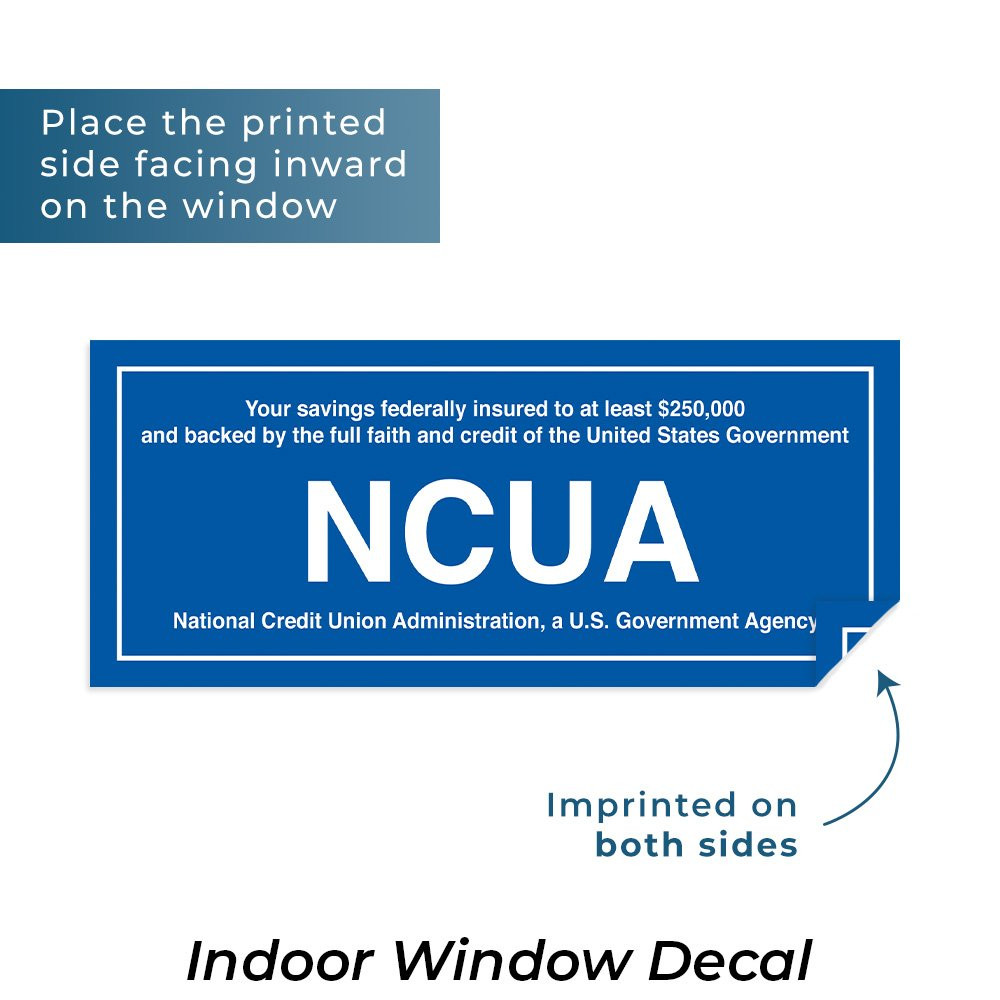 NCUA Signage - peel