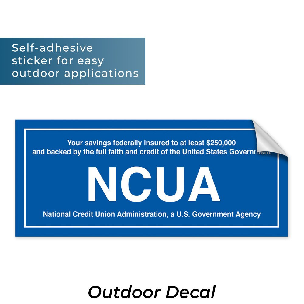 NCUA Signage - front view