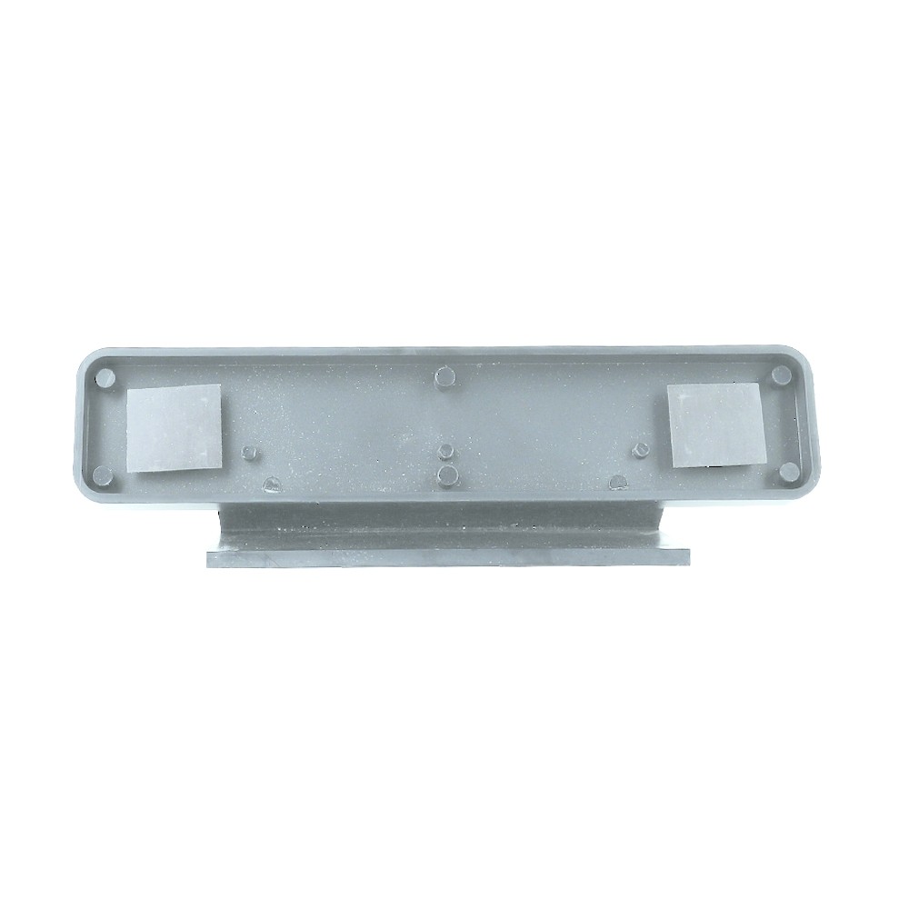 9.38W x 2.25H Light Grey Radius Plastic Magnetic Frame