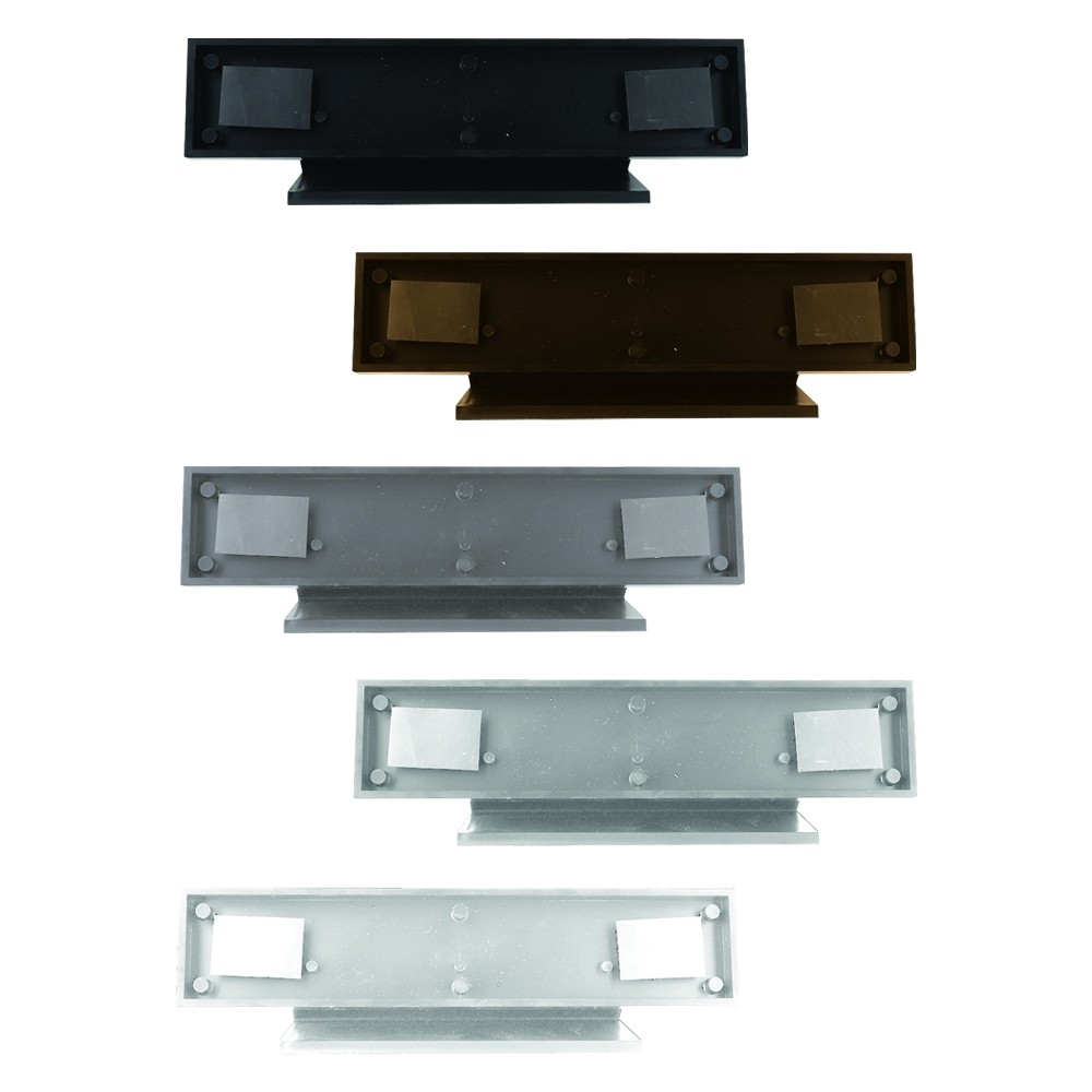 Standard Square Plastic Magnetic Desk Frame - 9.38W x 2.25H