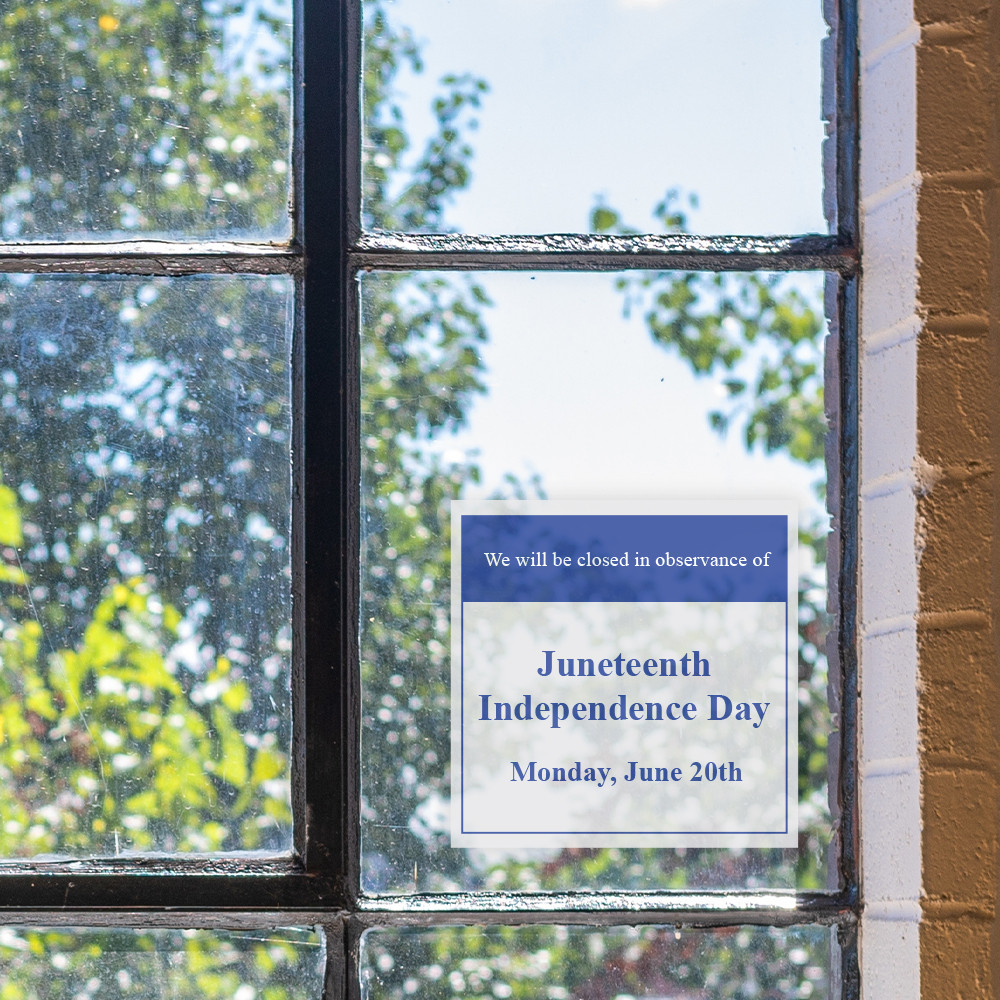 2024 HOLIDAY CLOSING WINDOW CLING SET 8.5W X 8.5H – Made-to-Order