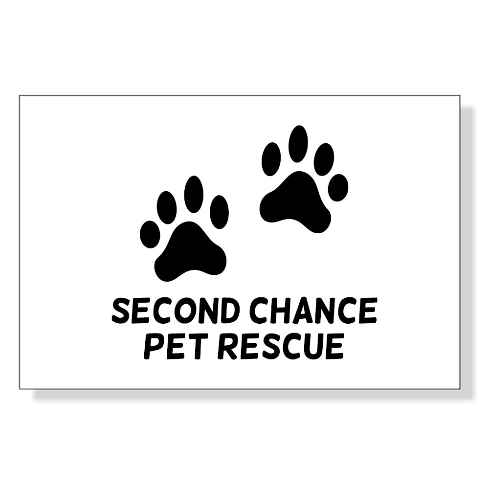 Fully Custom Decal - Second Chance Pet Rescue