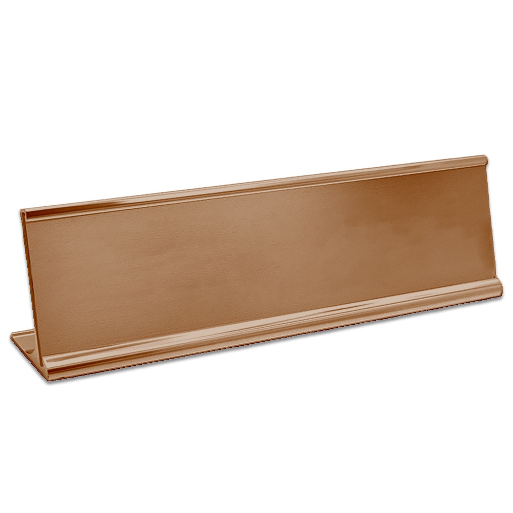 Standard Desk Frame with Rounded Corners - 2.25 x 9.375 - Bronze