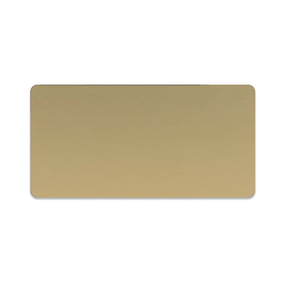 Gold Metal Name Tags 1.5 X 3
