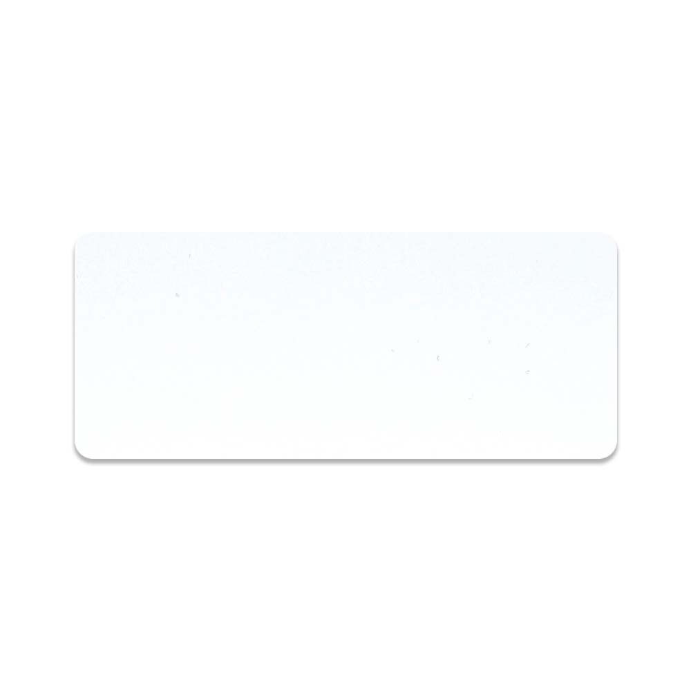 1.25H x 3W Full Color Name Tags - Plastic/Metal - Made to Order - white