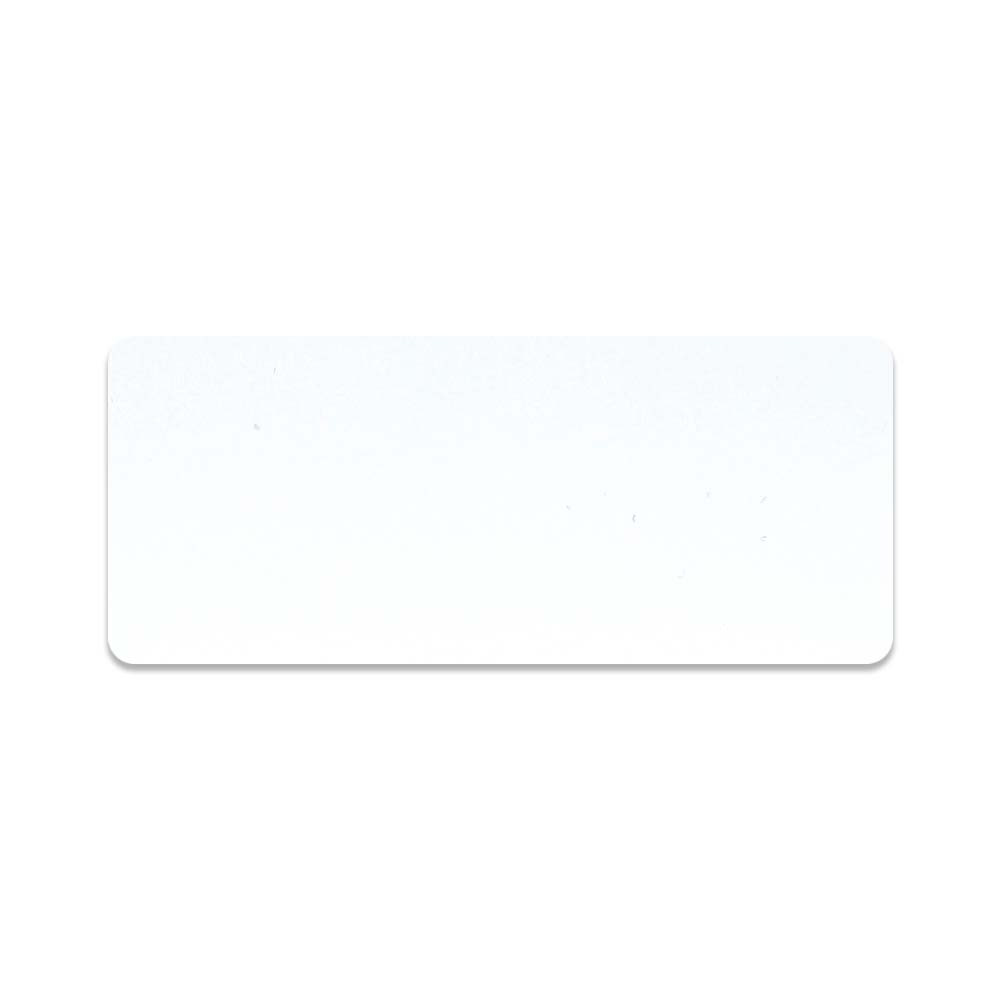 White Metal Name Tags 1.25 X 3
