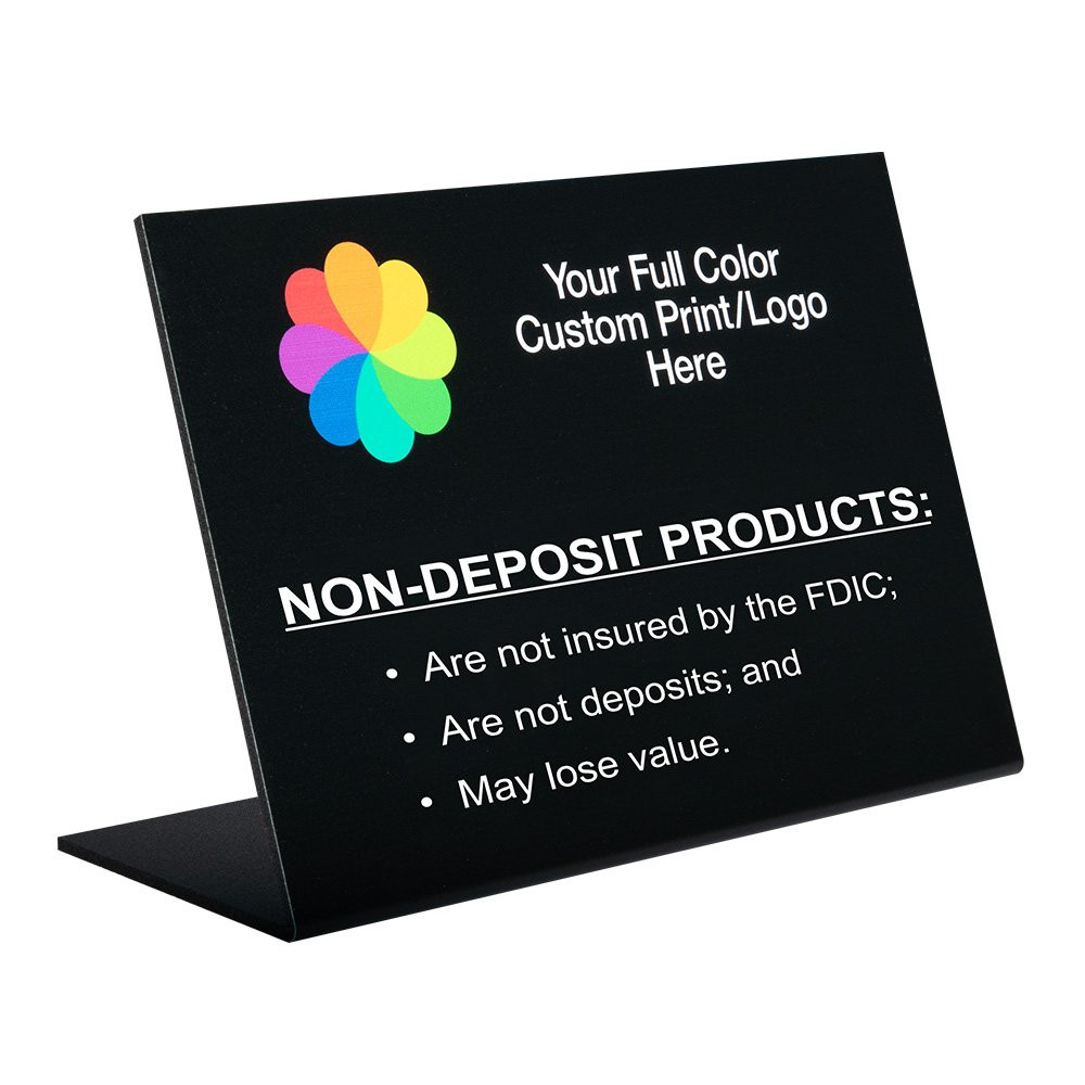 Full color logo - Black background with white text 
