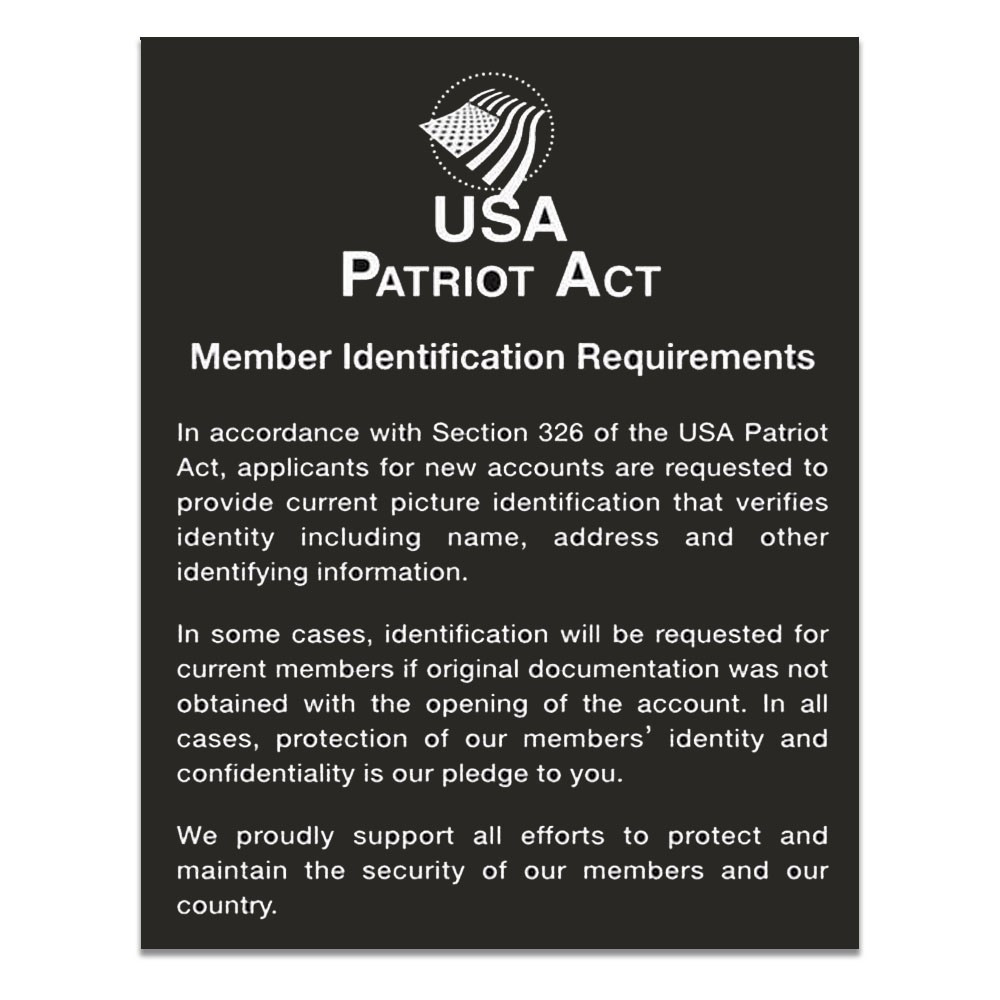 Magnetic Patriot (Member ID)  Matte Black