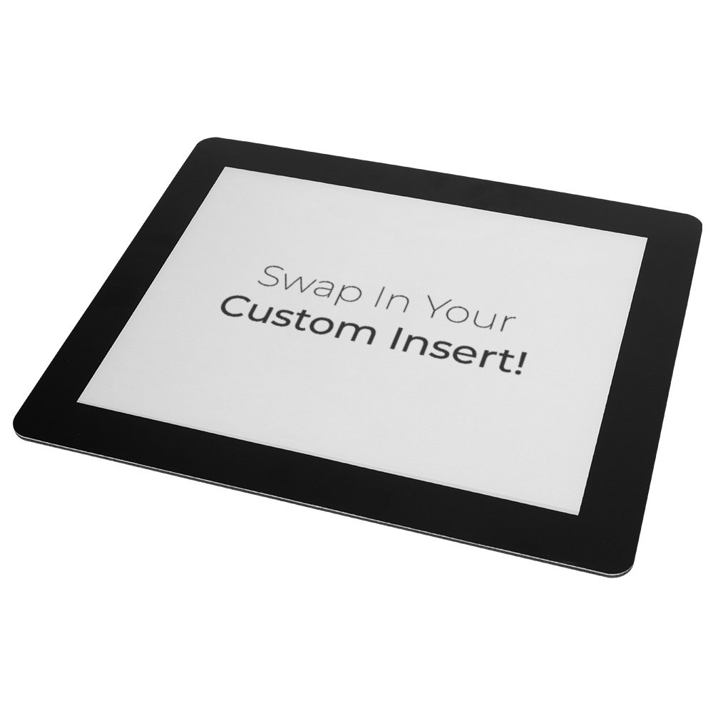13.25 x 10.75 Black Counter Mat with Side Insert