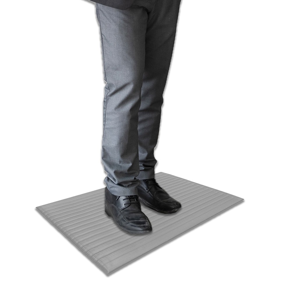 Air Step Anti-Fatigue Mat - Gray 2 x 3 (3/8 inches thick)