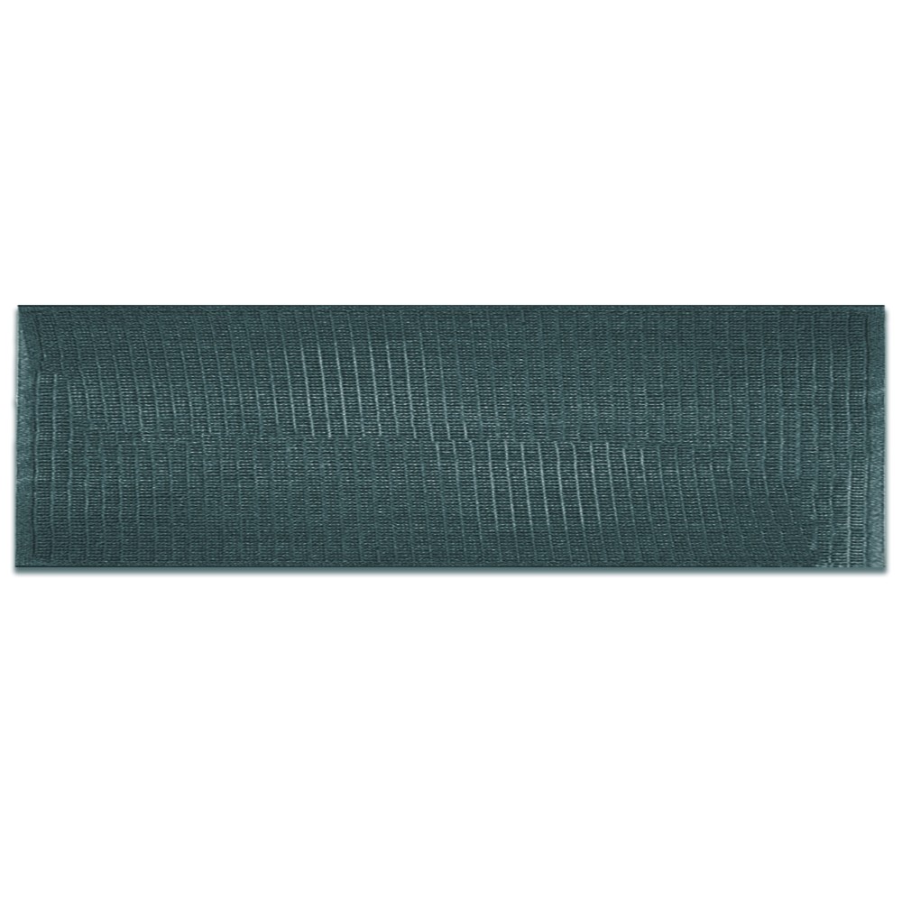 Blue EcoGuard Fully Recycled Indoor Mat - 24oz Carpet - 3 x 10 - Waffle Pattern