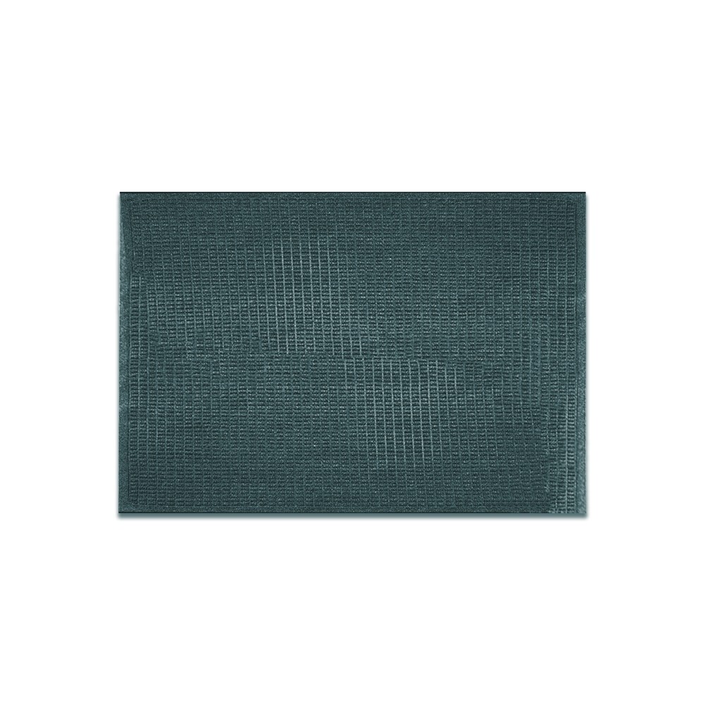 Blue EcoGuard Fully Recycled Indoor Mat - 24oz Carpet - 2 x 3 - Waffle Pattern