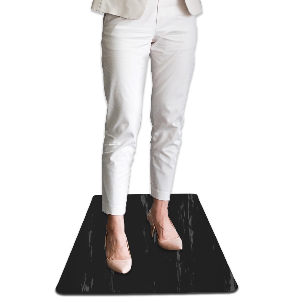 Marble Top Anti-Fatigue Mat - Black/White 2 x 3 (1/2 inch thick)