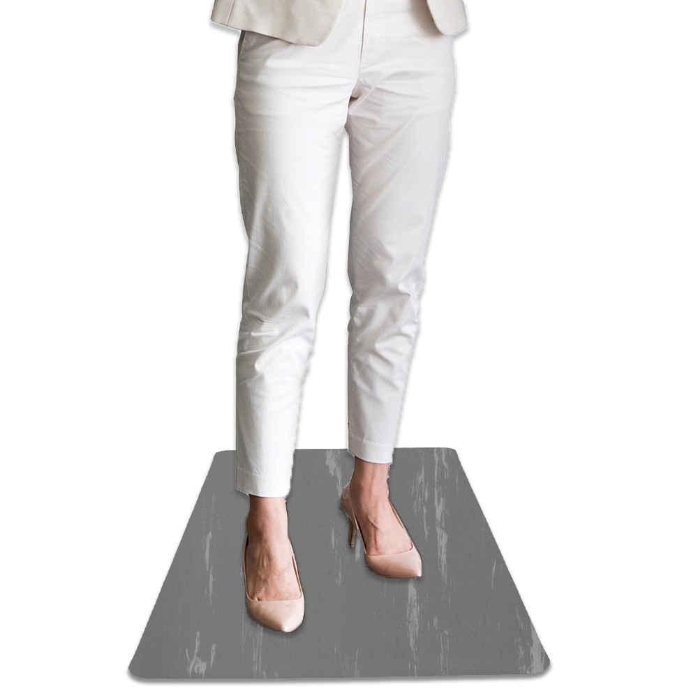 Marble Top Anti-Fatigue Mat - Gray/White 2 x 3 (1/2 inch thick) 