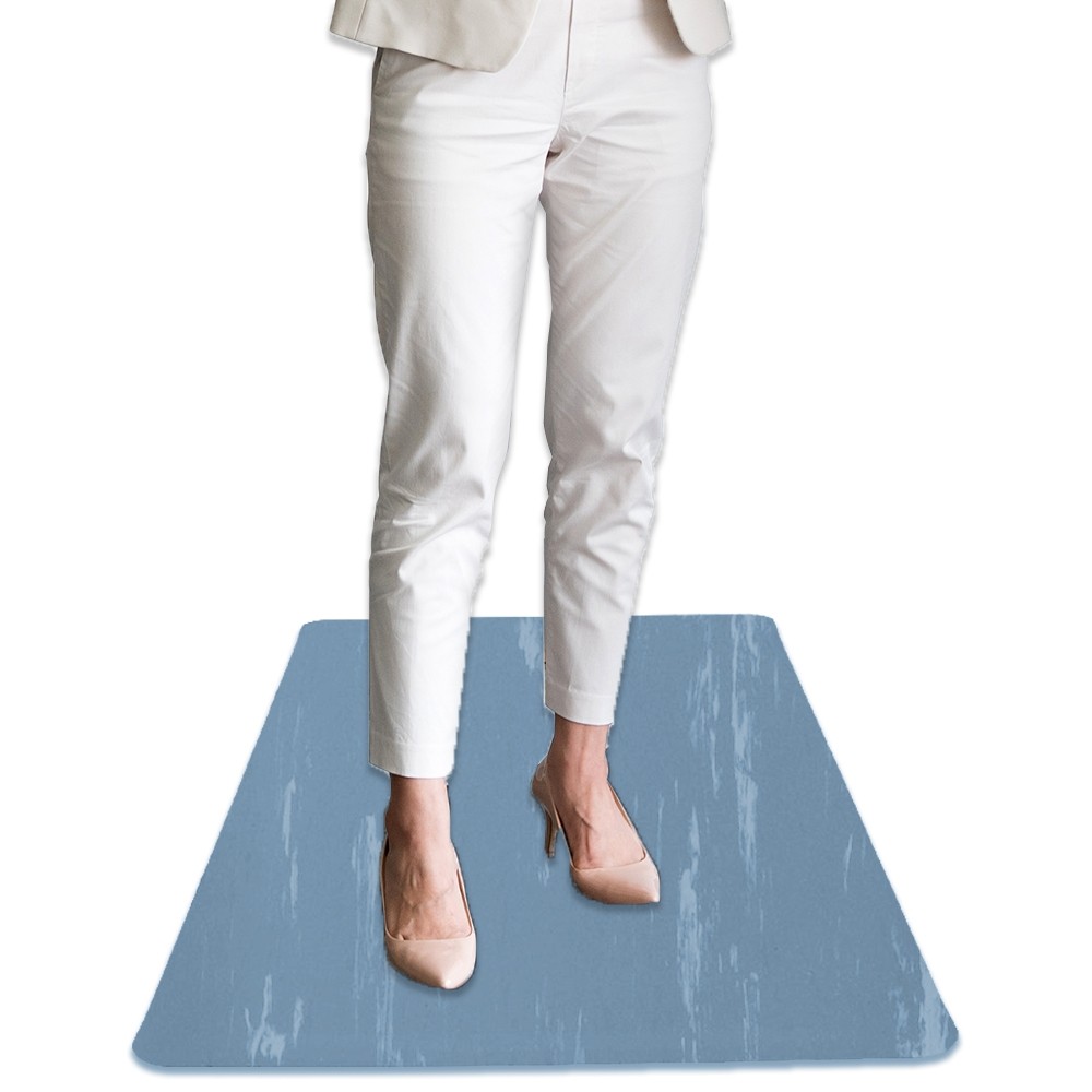 Marble Top Anti-Fatigue Mat - Blue/White 3 x 5 (1/2 inch thick) 