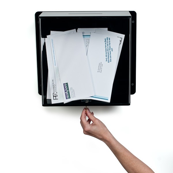 Mail Drop Box - Wall Mount - 12W x 12H x 6D
