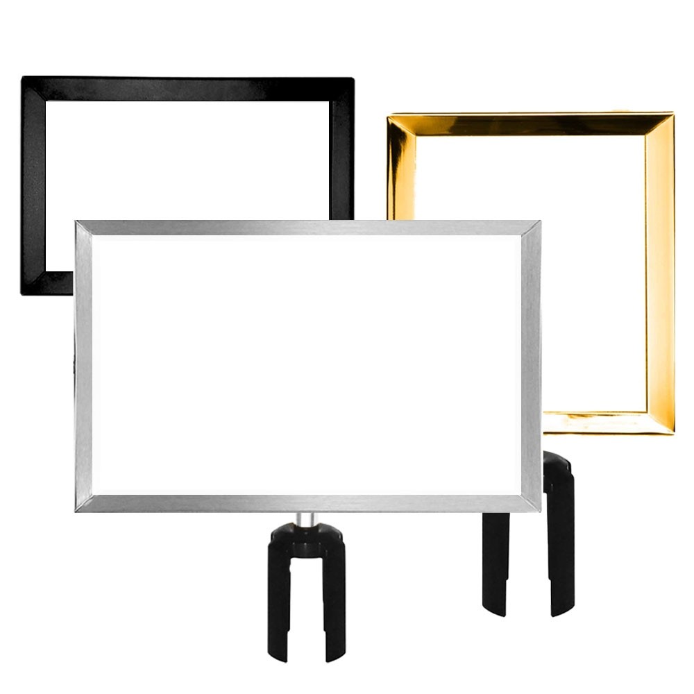 Heavy Duty Sign Frames for Retractable Belt Posts