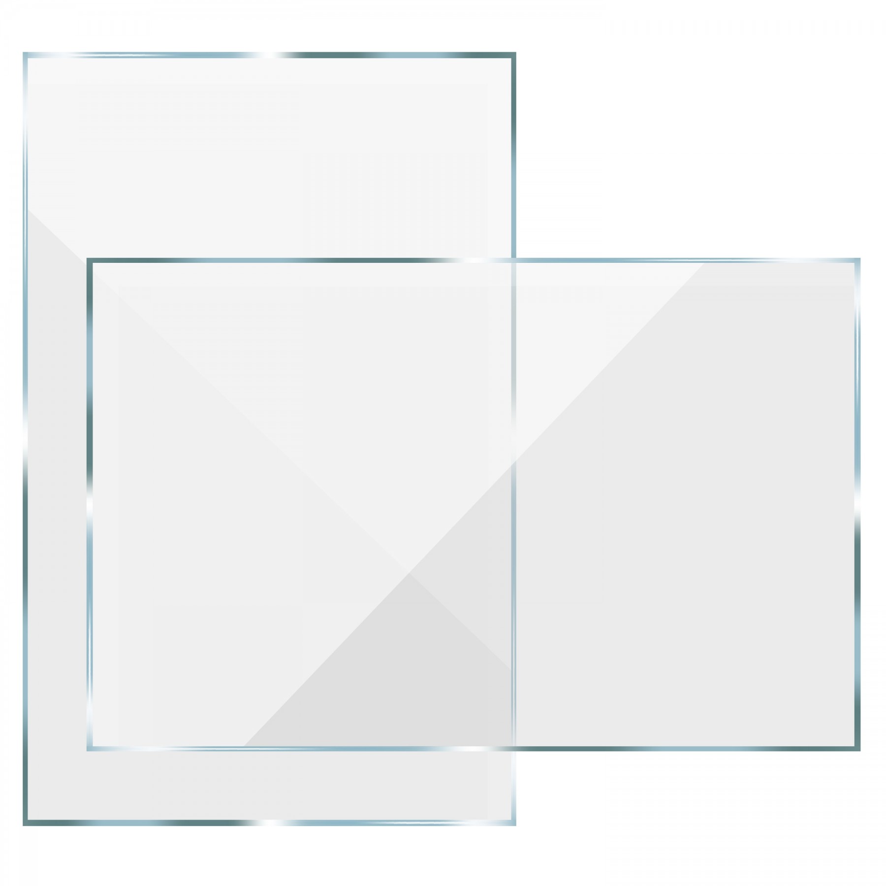 Clear Acrylic Sign Protectors - Set of 2