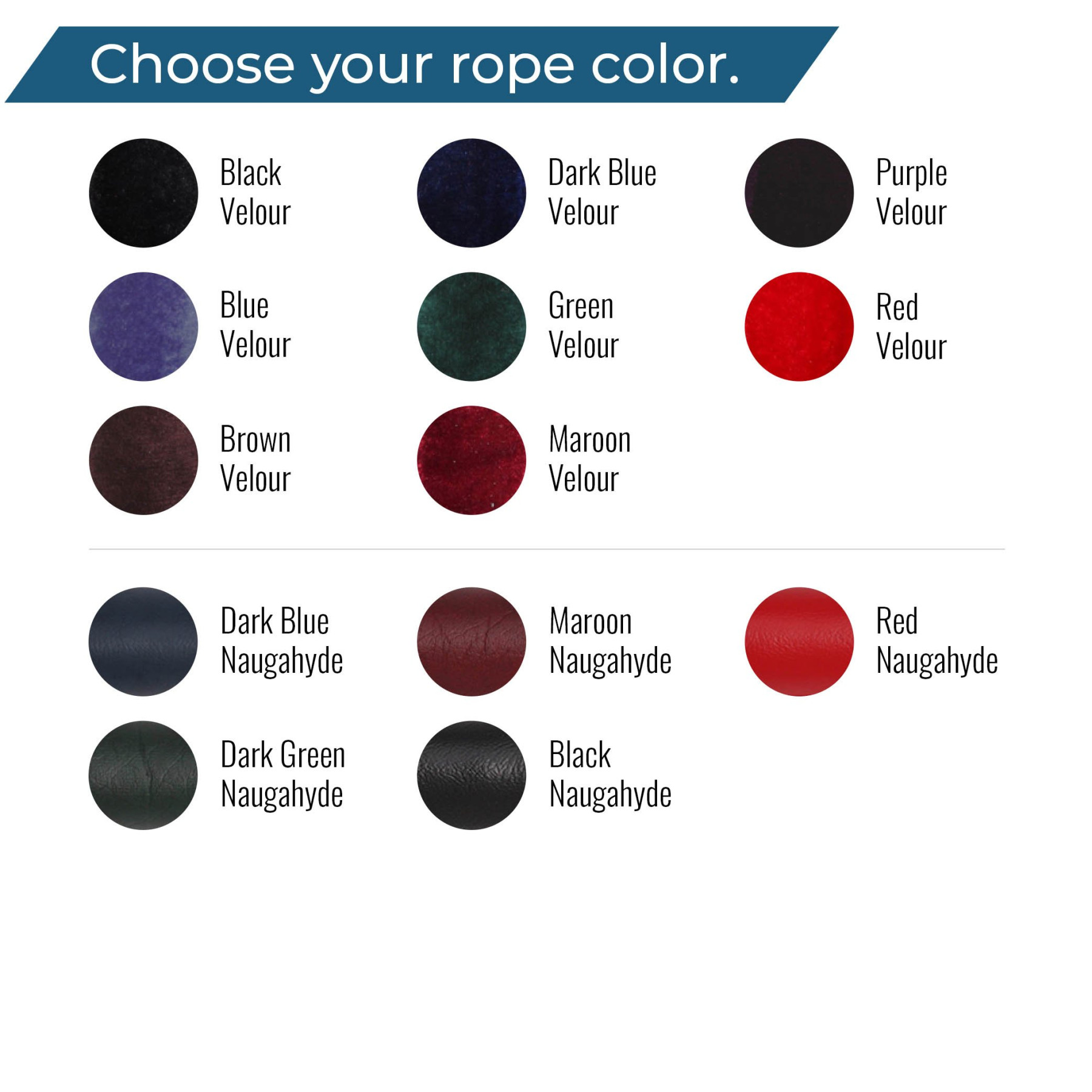 RopeMaster Premium Ropes, 4 ft. - 12 ft. length - rope colors