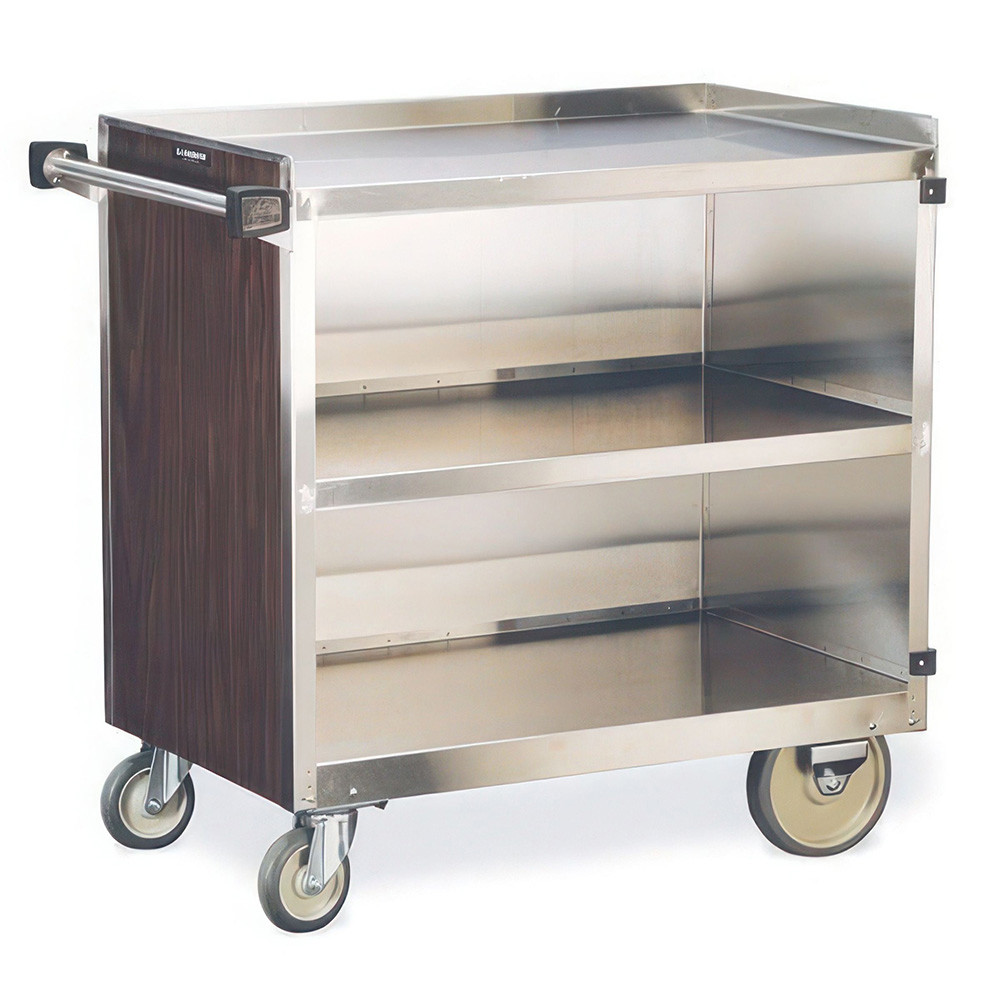 Heavy Duty Stainless Bussing Steel Cart - 700 lb capacity
