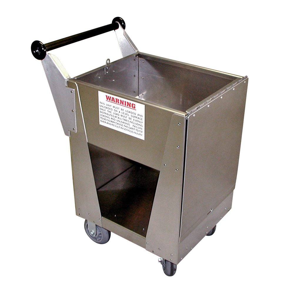 Profile view of Model HC310 Small Fill Cart - 18-3/4W x 32-3/4H x 22D
