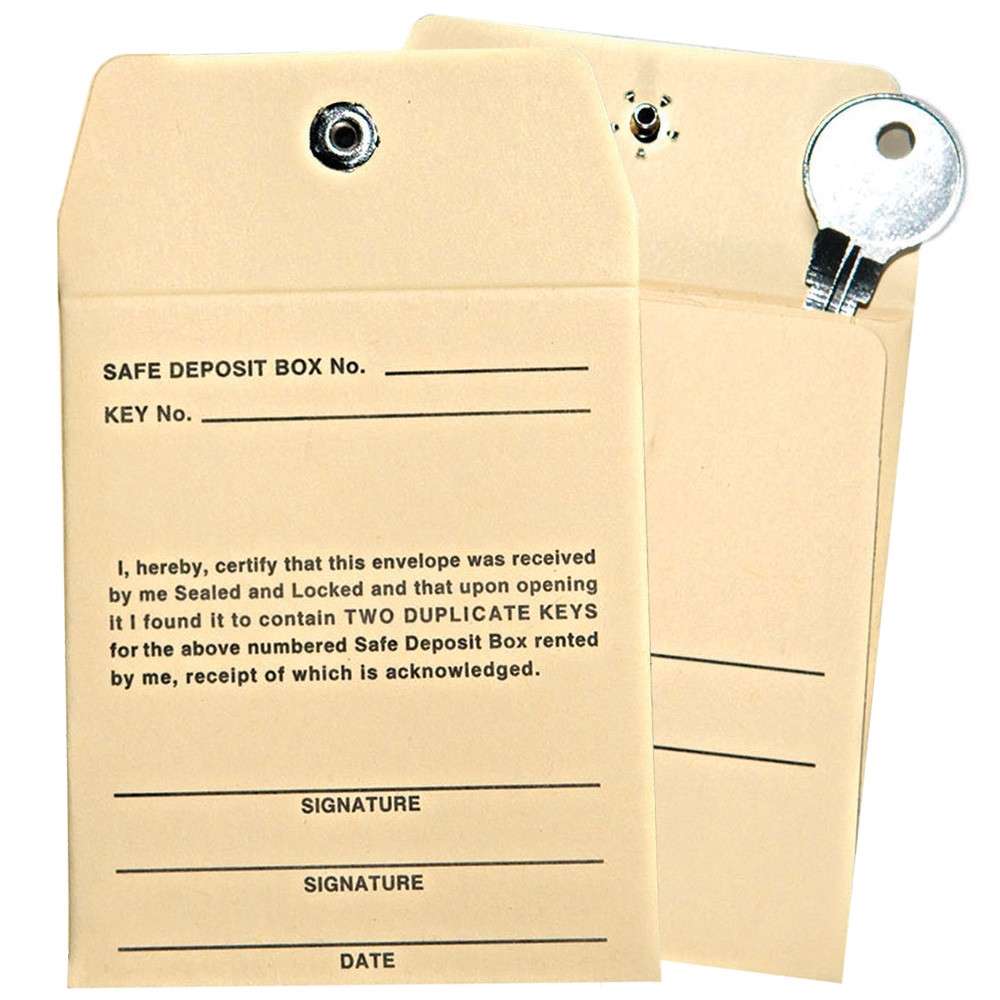 Manila Key Envelopes 3W x 3-1/2H | Permanent Lock Style - Ready-to-Ship