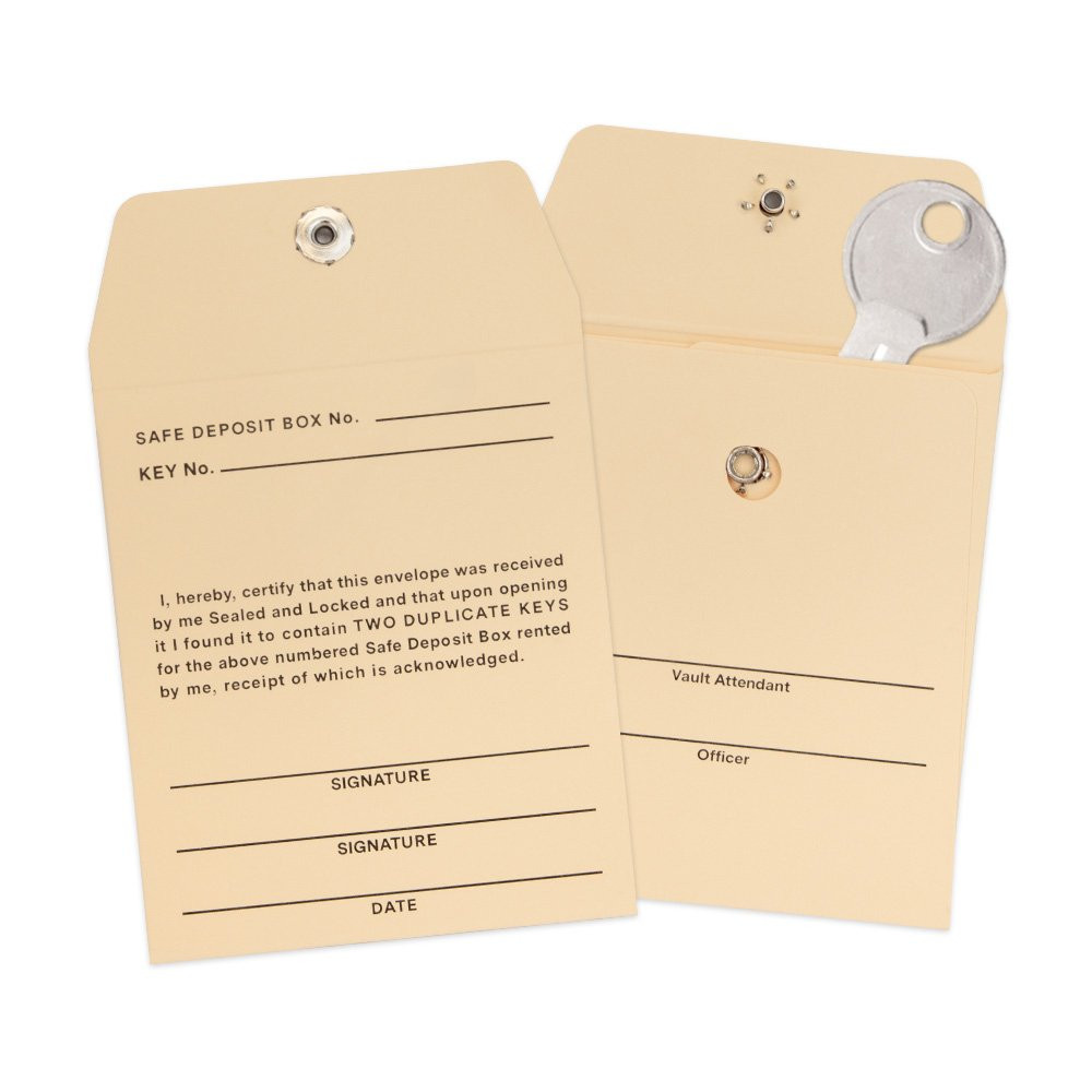 Manila Key Envelopes 3W x 3-1/2H | Permanent Lock Style - Ready-to-Ship - hero