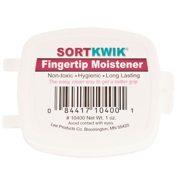 Top view of Sortkwik 1 oz Hygienic Fingertip Moistener