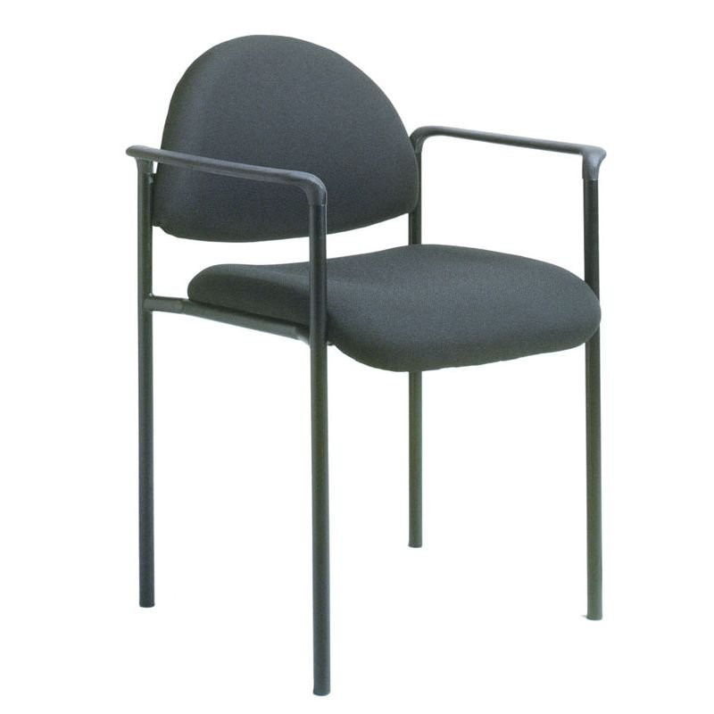 Contemporary Style Waiting Room Chair - Black