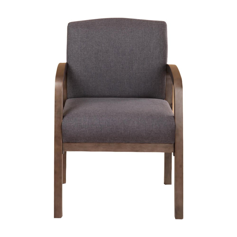 Contemporary Accent Guest Chair w/ Driftwood Legs