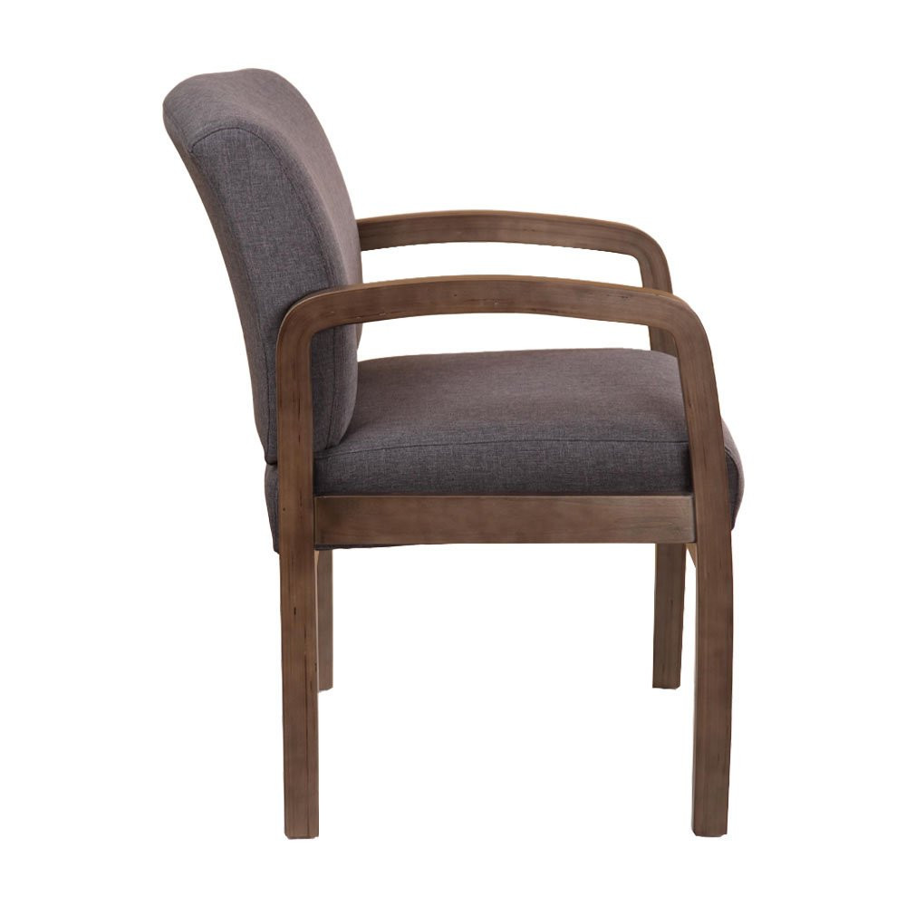Contemporary Accent Guest Chair w/ Driftwood Legs