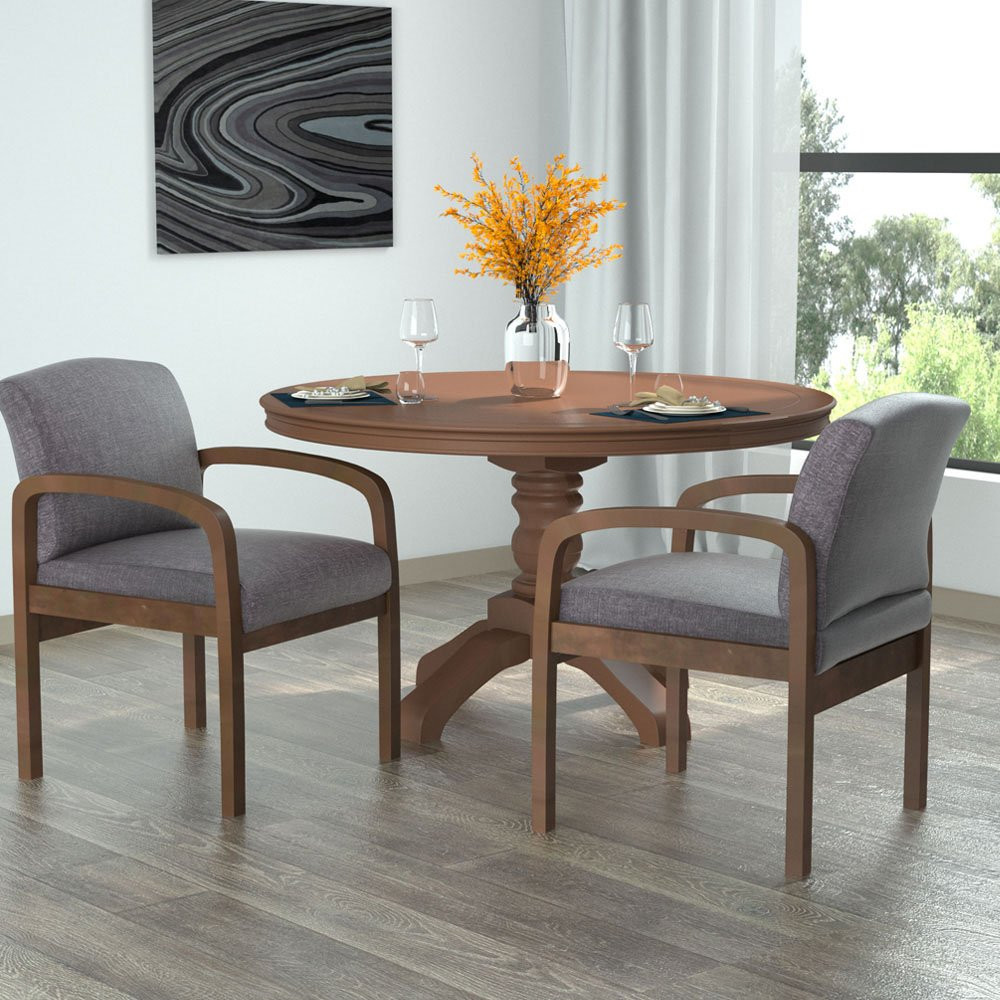 Contemporary Accent Guest Chair w/ Driftwood Legs