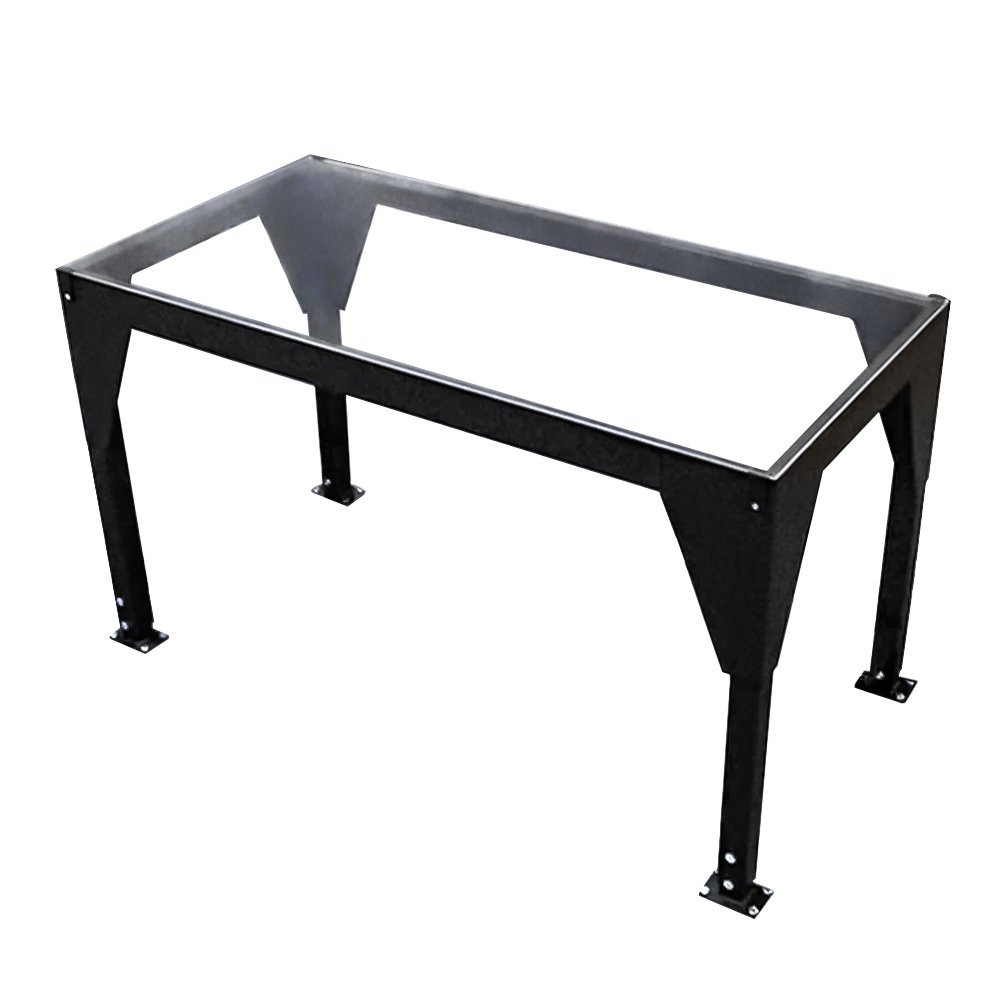 3W ft. x 8L ft. Clear Table w/ Adjustable Height | Transparent Casino Count Room Table 