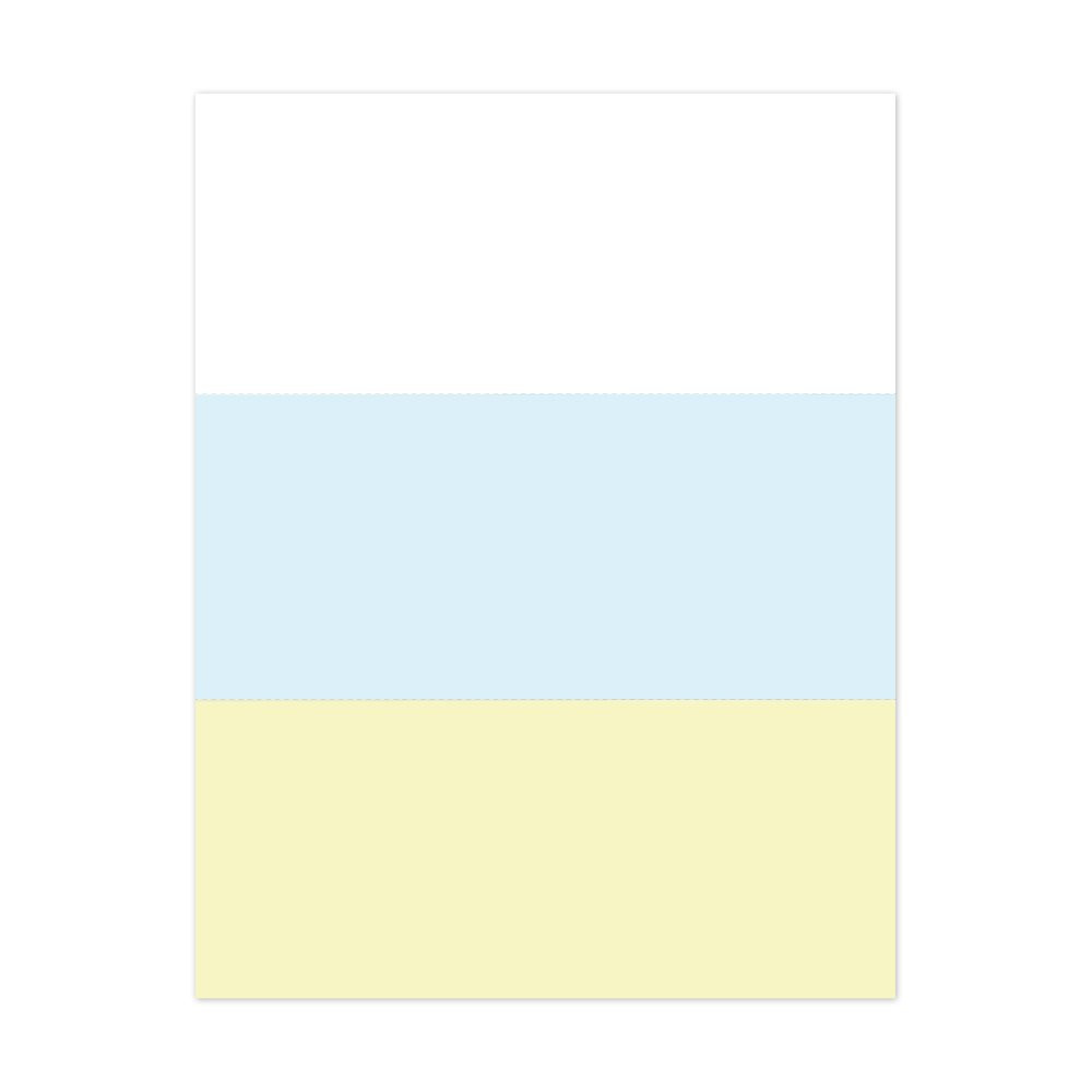Bond Gaming Paper- 3-Part (White/Blue/Canary) - Case of 2500