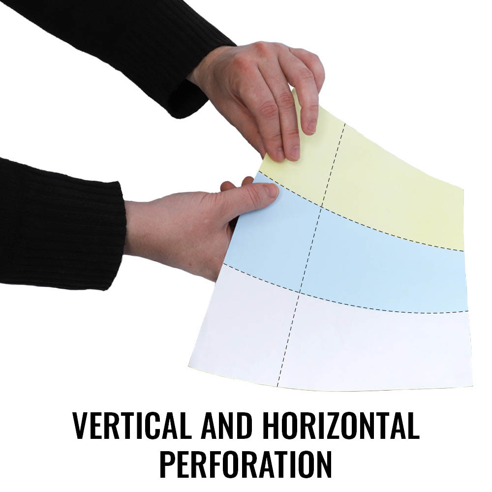 3-Part With Vertical Perforation