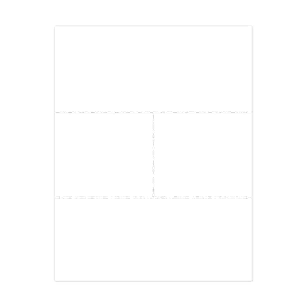 Carbonless Gaming Paper, CFB, 4-Part (White/White/White/White) - Case of 2500