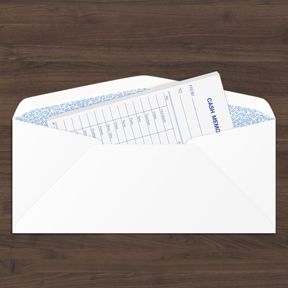 Cash Memo slip in envelope